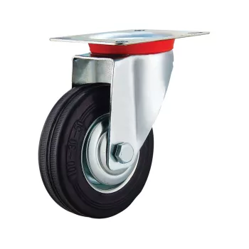   BORMANN Pro roată φ100, sarcină 100kg, diametru ax 127mm, placă 100x82mm (BHT9004)