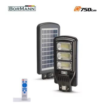   BORMANN ILUMINAT STRADAL SOLAR LED, IMPERMEABIL 150W, PANOU SOLAR INTEGRAT (BLF3550)