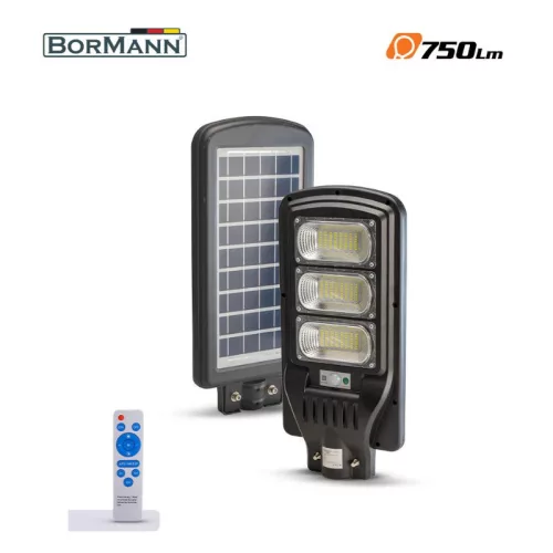 BORMANN ILUMINAT STRADAL SOLAR LED, IMPERMEABIL 150W, PANOU SOLAR INTEGRAT (BLF3550)