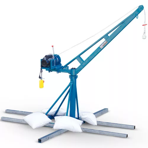 BORMANN Pro MACARA CONSTRUCȚII cu cârlig, bază de sprijin, 500Kg, 30m (BPA6100)