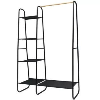  BORMANN ELITE suport cu polițe pentru haine, 100x39x150cm, cadru metalic (BPC2200)