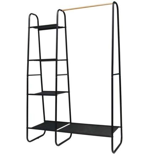 BORMANN ELITE suport cu polițe pentru haine, 100x39x150cm, cadru metalic (BPC2200)