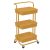 BORMANN ELITE cărucior de depozitare galben, 3 polițe, 43x36x86cm (BPC2270)