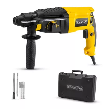   BORMANN Pro Ciocan perforator SDS-Plus 800W, forță lovire 3J + accesorii (BPH3010)