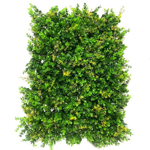 BORMANN panou decorativ compozit cu frunze „verde și flori galbene” 60x40cm (BPN1208)