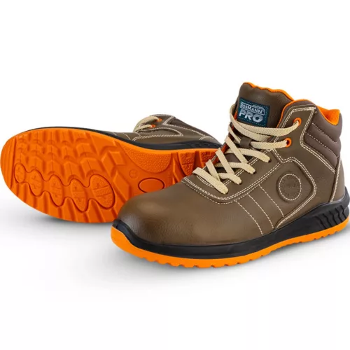 BORMANN Pro bocanci de protecție O1, Piele Nubuc, DOVER mărime 46 (BPP8156)
