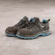BORMANN Pro Pantof de siguranță S3, negru cu albastru, piele nubuck, model Madrid, Mărimea 41 (BPP8272)