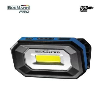   BORMANN Pro LAMPĂ DE LUCRU CU ACUMULATOR 500Lm, MAGNETICĂ, IMPERMEABILĂ, SUPORT ROTATIV 180° MINI (BPR6014)