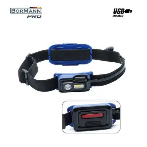 BORMANN Pro LAMPĂ CU ACUMULATOR, 2 FUNCȚII, 250 LUMEN, IMPERMEABILĂ (BPR6033)