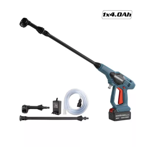 BORMANN Pro aparat de spălare sub presiune cu acumulator, 25 bar, 180 L/h, 1,7 kg, acumulator 4,0 Ah + încărcător (BPW1100)