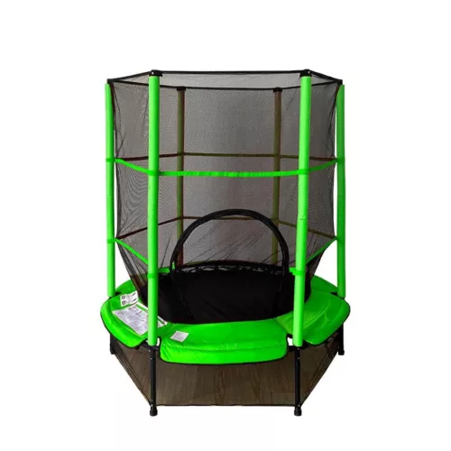 BORMANN ELITE trambulină, diametru 138 cm, cu plasă de protecție, verde (BSP1088)