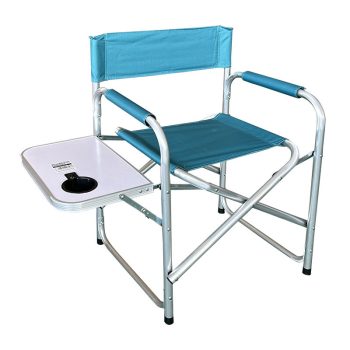   BORMANN "RENDEZŐI" scaun aluminiu, material Oxford 600D, 55x45x78cm, masă 39x34cm (BSP1172)