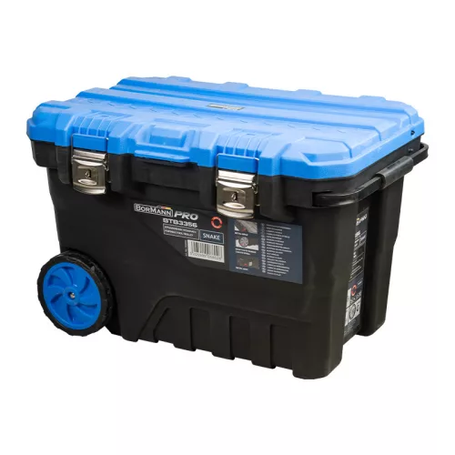 BORMANN Pro cărucior de scule cu mâner telescopic și depozit superior extra, 70x49x47,5 cm (BTB3356)