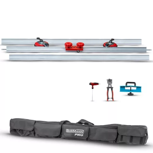 BORMANN Pro Mașină de tăiat plăci XL 3,3m, șină din aluminiu și accesorii (BTC4550)