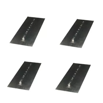   BORMANN Pro set de 4 cuțite pentru masina de netezit beton BTC5125, 350x145mm (BTC5127)