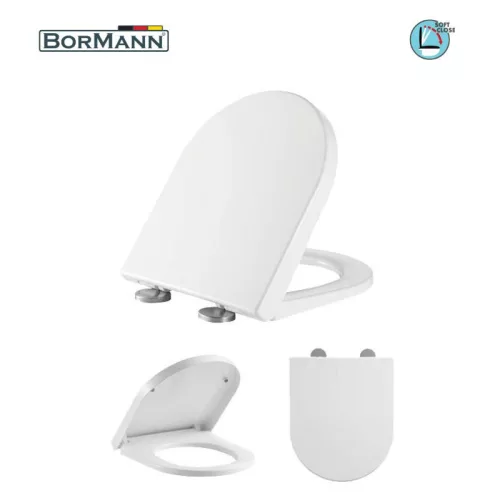 BORMANN scaun WC "NORMA" anti-condens, 425x366mm (BTW1020)