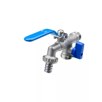   BORMANN robinet cu flux dublu, 1/2"x3/4"x3/4", alama 280g (BTW3605)