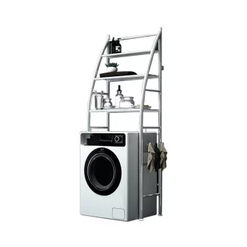   BORMANN etajeră metalică deasupra mașinii de spălat, 68x25x166cm (BTW9044)