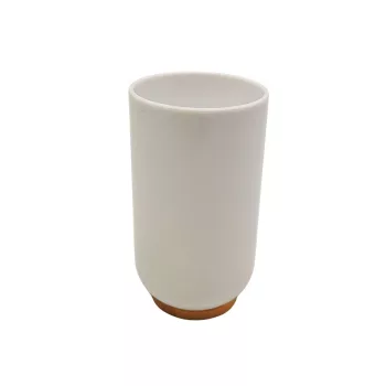 BORMANN pahar alb-bambus 7,2x11cm (BTW9051)