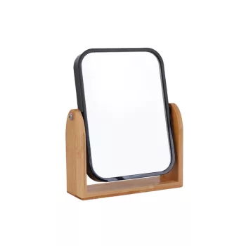   BORMANN oglindă cosmetică bambus-negru 16,5x5x20cm (BTW9057)
