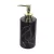 BORMANN dozator săpun ceramic negru-aur Φ7,2x17cm (BTW9058)