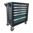 BORMANN Pro cărucior de scule 6 sertare cu ușă laterală, 120 scule (BWR7600SET)