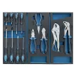 BORMANN Pro cărucior de scule 6 sertare cu ușă laterală, 120 scule (BWR7600SET)