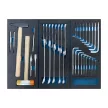 BORMANN Pro cărucior de scule 6 sertare cu ușă laterală, 120 scule (BWR7600SET)