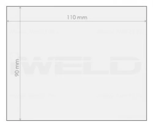 IWELD 90x110mm de protecție din sticlă (C10000021)
