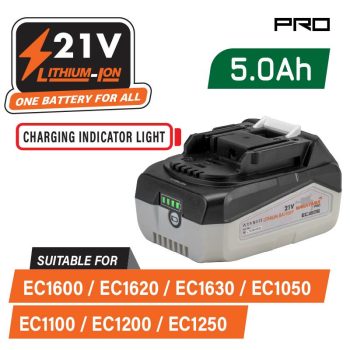   NAKAYAMA PRO ACUMULATOR 21V, 5Ah PENTRU MODELE EC1600, EC1620, EC1630 (EC1606)
