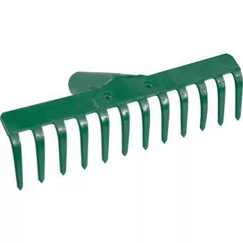 FLO Greblă din oțel 28cm, 12 dinți, fără mâner (35750)