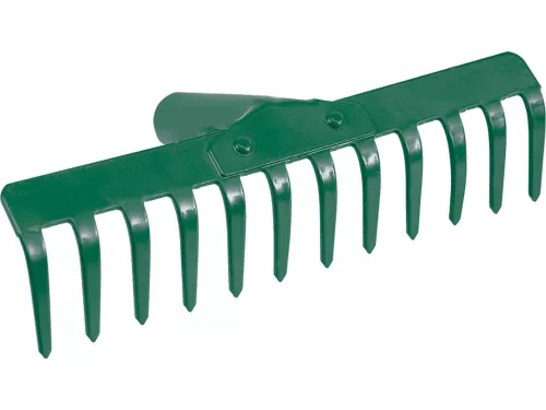 FLO Greblă din oțel 28cm, 12 dinți, fără mâner (35750)
