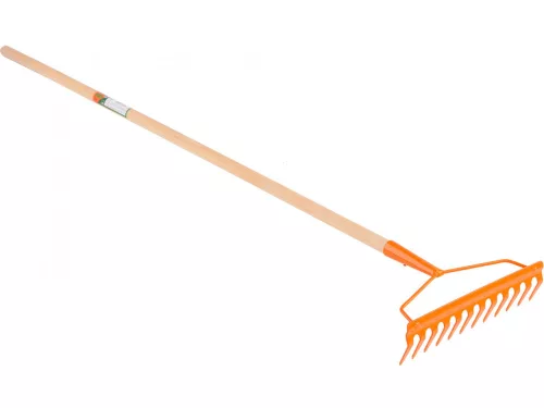FLO Greblă cu mâner din lemn 12 dinți 142cm (35757)