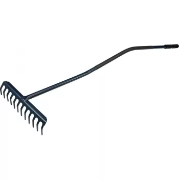FLO Greblă cu mâner metalic curbat 12 dinți 150cm (35779)