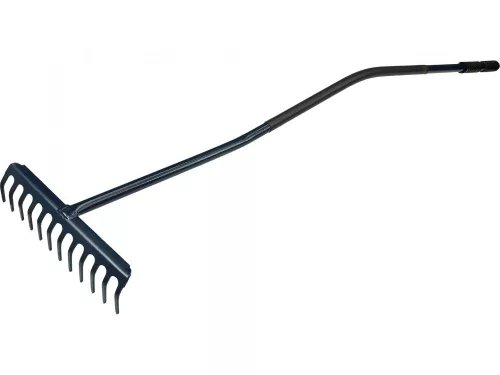 FLO Greblă cu mâner metalic curbat 12 dinți 150cm (35779)