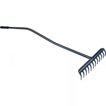 FLO Greblă cu mâner metalic curbat 16 dinți 150cm (35780)