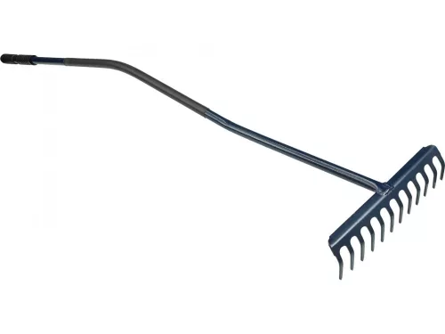 FLO Greblă cu mâner metalic curbat 16 dinți 150cm (35780)