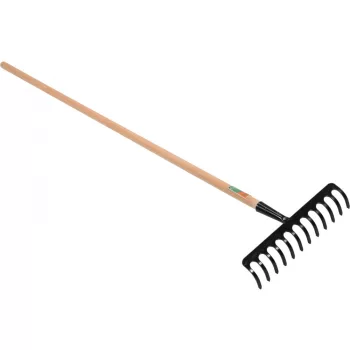 FLO Greblă cu mâner din lemn 12 dinți 140cm (35782)