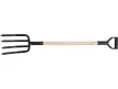 FLO furcă de grădină cu mâner din lemn 122 cm (35865)