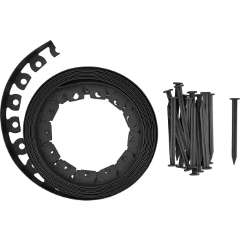   FLO Bordură flexibilă gazon 40 mm 10 m cu țăruși de fixare (88710)