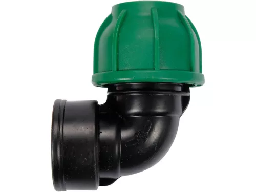 FLO Fiting PP (cot) 90° 25mm x 1" (88874)