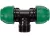 FLO Conector țeavă PP GZ 32mm x 1-1/4" x 32mm (88908)