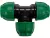FLO Fiting apă PP 32mm x 32mm x 32mm (88909)