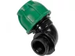 FLO Cot conector PP 90° GW 32mm x 3/4" (88912)