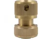 FLO Conector furtun din alamă cu stop 1/2" (89101)