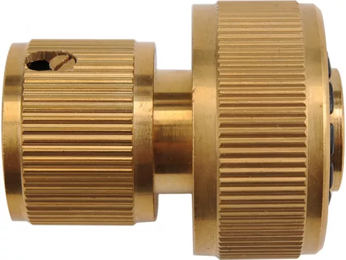 FLO Conector furtun din alamă cu stop 3/4" (89103)