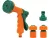 FLO Set de udare 4 buc ABS 3/4" (89207)