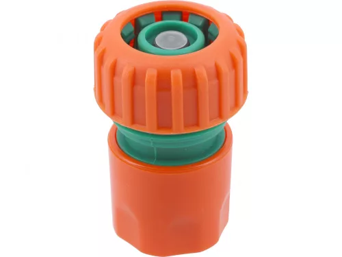 FLO Conector furtun cu stop /ABS/ 3/4" (89228)