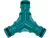 FLO Distribuitor furtun 3 căi 1/2", ABS (89243)