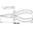 NEO Clește cu vârf curbat 200mm (01-016)